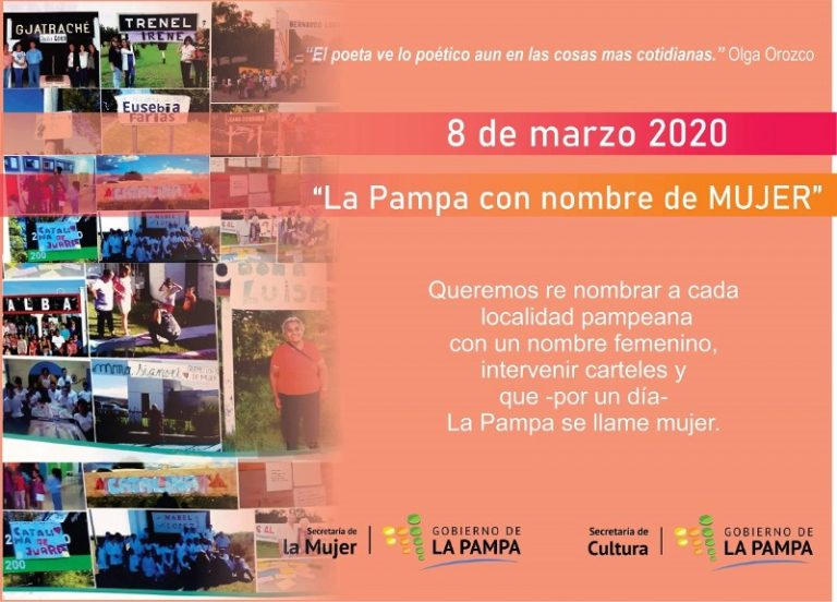 8M: La Pampa con nombre de Mujer