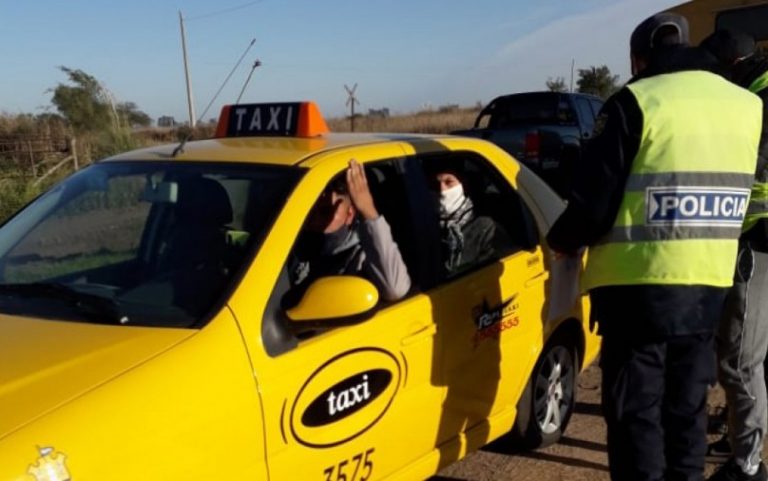 Detienen otro taxi cordobés intentando burlar la cuarentena