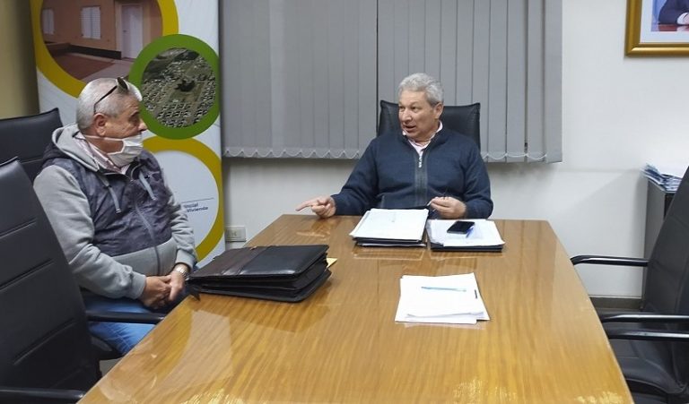 IPAV: reunión con el jefe comunal de Speluzzi