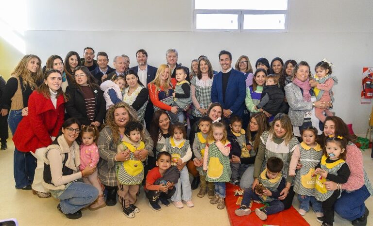 Ziliotto inauguró Centro de Desarrollo Infantil y recorrió ampliación del hospital en Luiggi