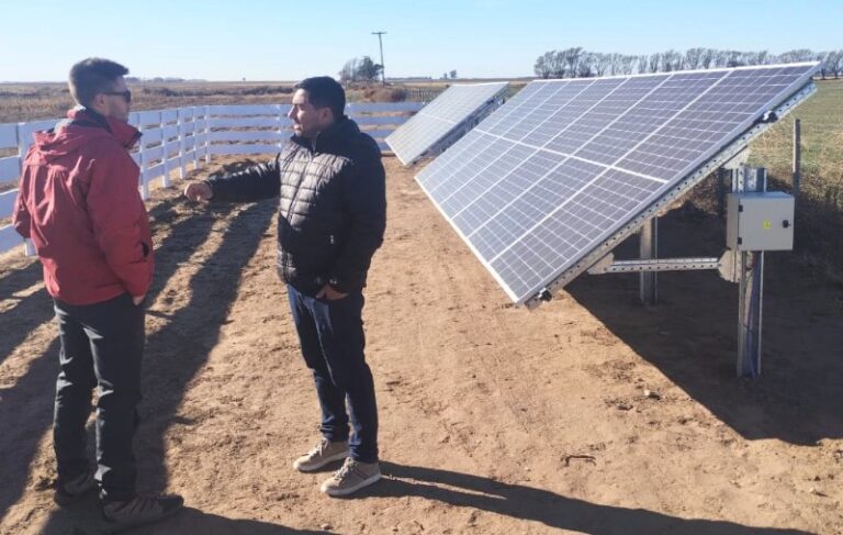 Aporte provincial para optimizar la extracción de agua en Van Praet