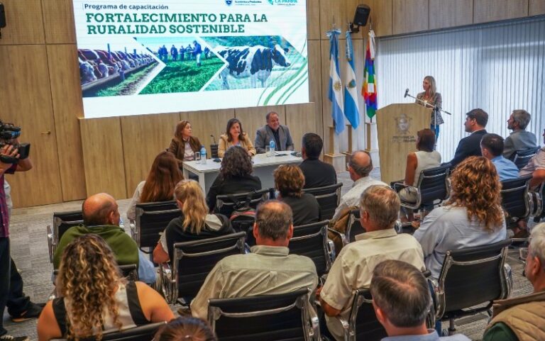 Lanzaron el Programa de Fortalecimiento para la Ruralidad Sostenible