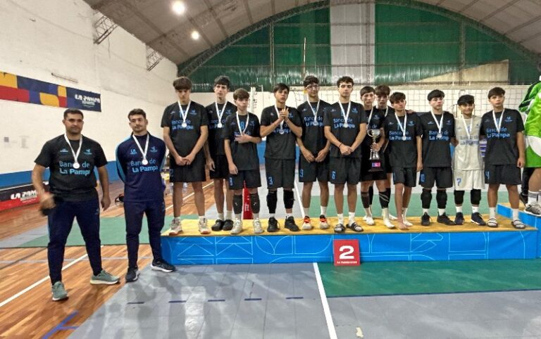Juegos Patagónicos: La Pampa subcampeona en voley y básquet masculino