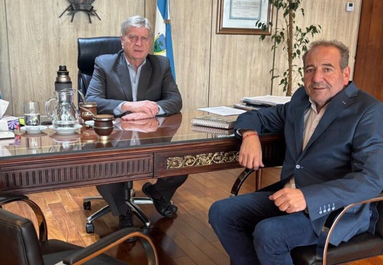 Ziliotto recibió al intendente Gallotti y ratificó inversiones en educación, viviendas y salud